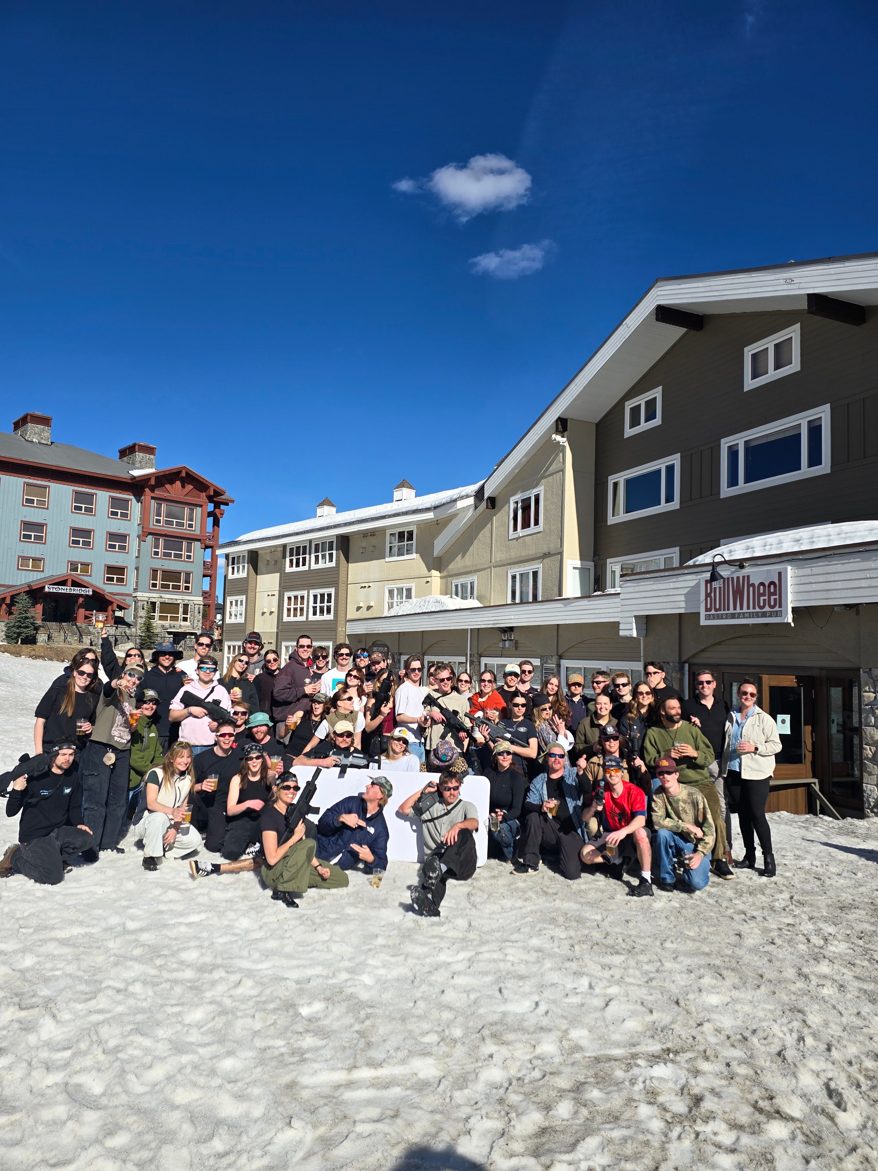 3 Companie Team Building Picture Big White, Kelowna British Columbia