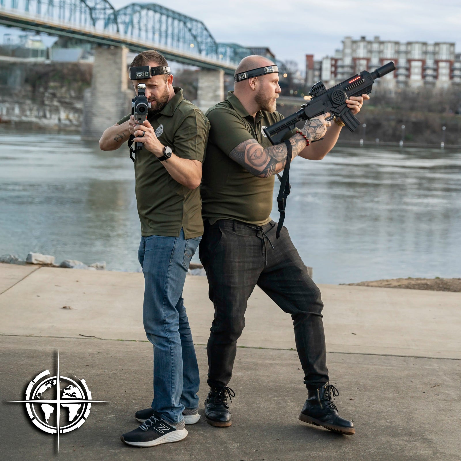 Orbis Sports laser tag event in action